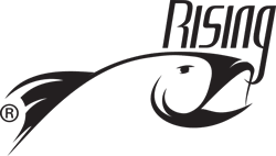 Rising fishing logo